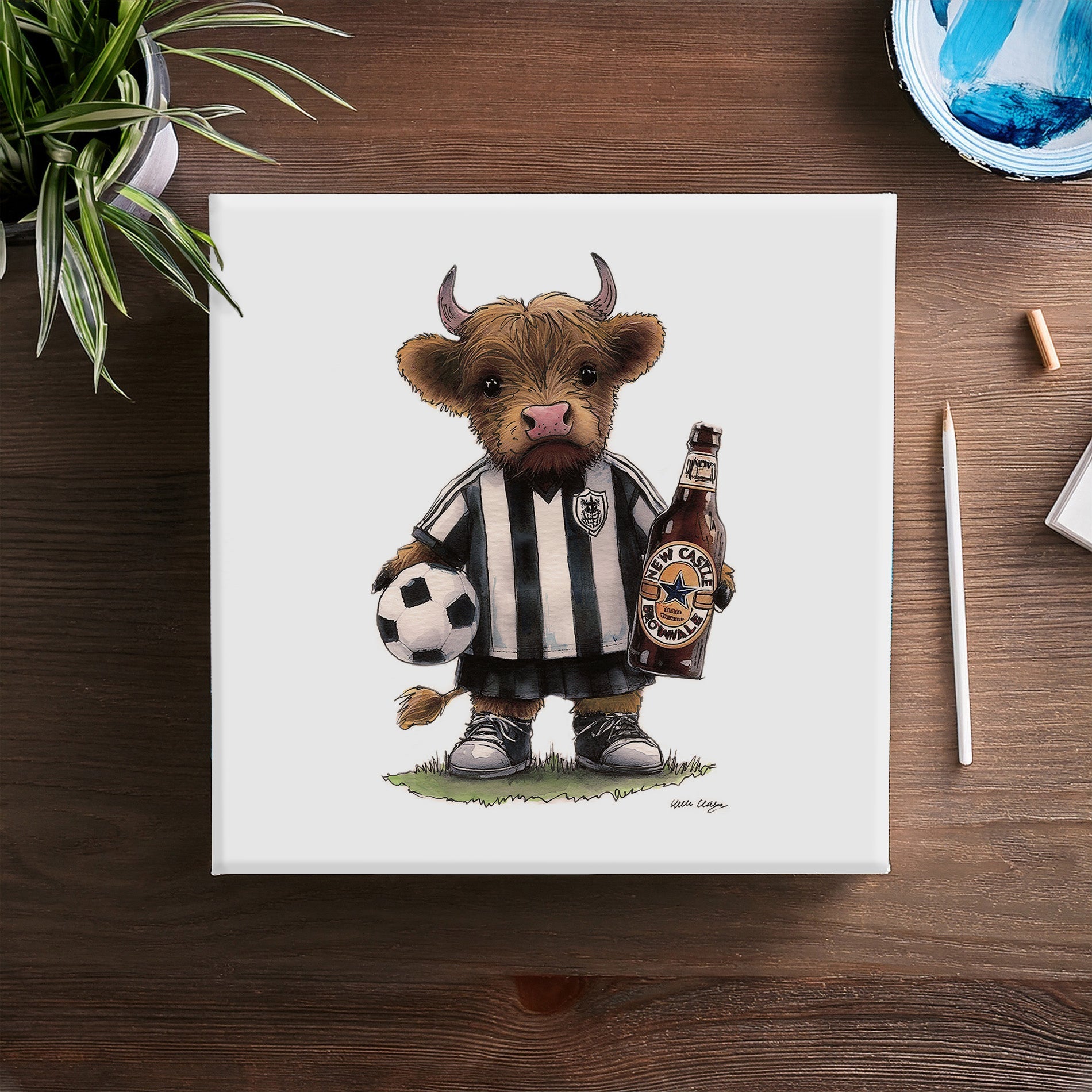 Newcastle Brown Moo Canvas
