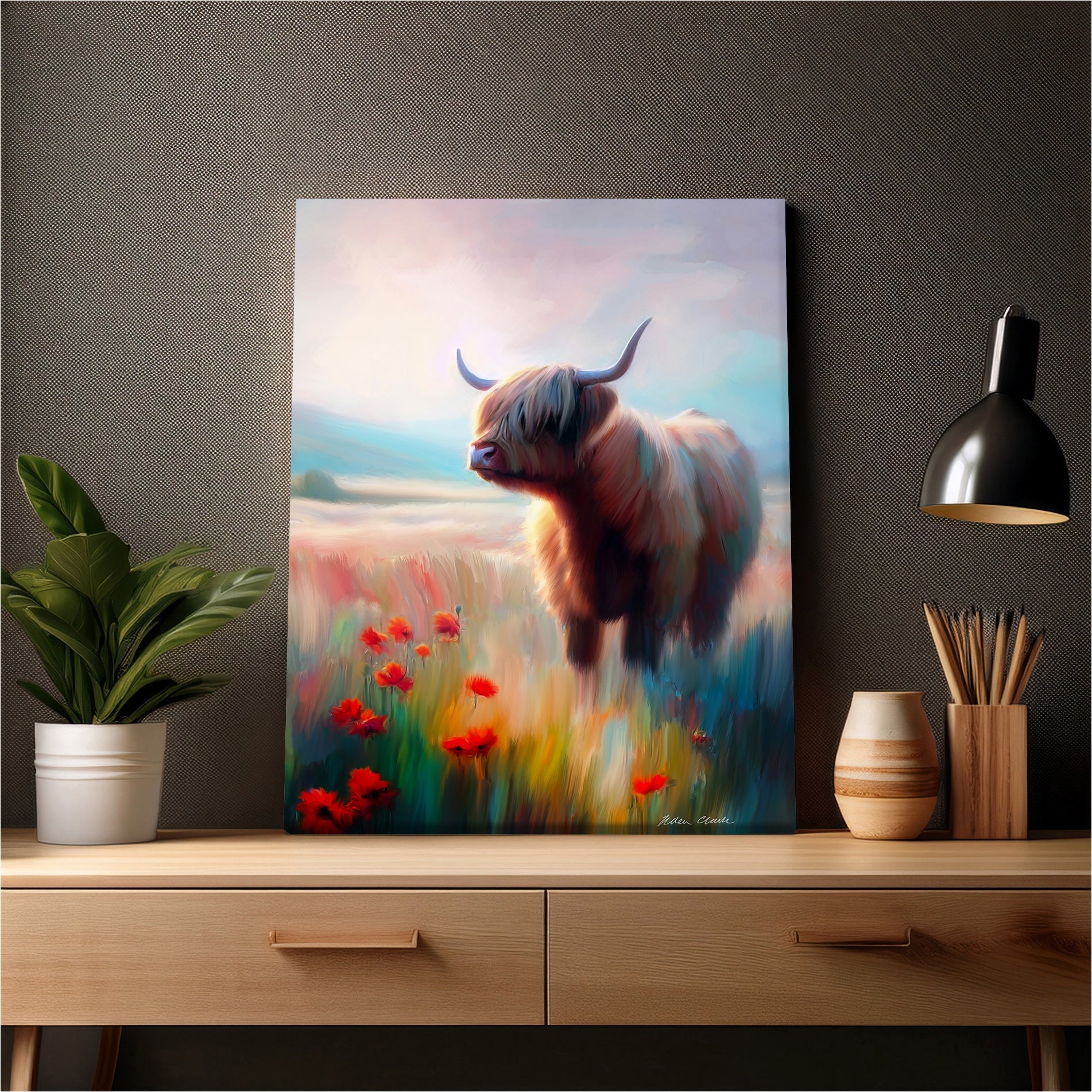 Poppy Meadow Canvas