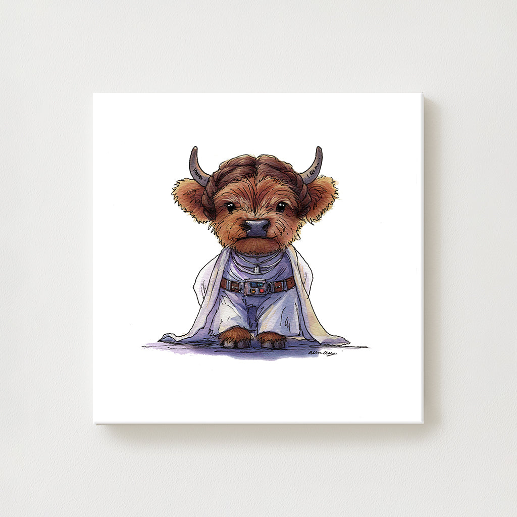 Princess Moo-ia of the Highlands Canvas