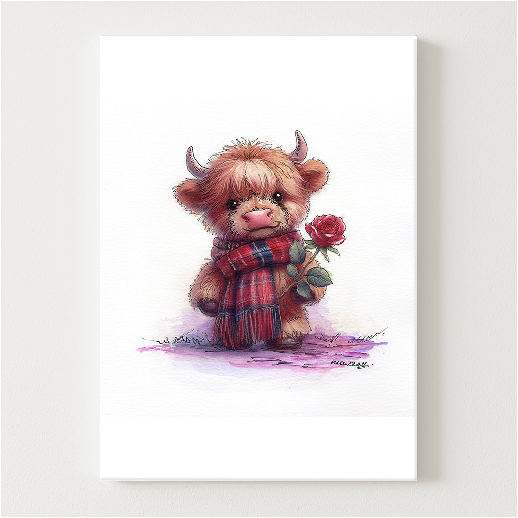 Tartan Rose Canvas