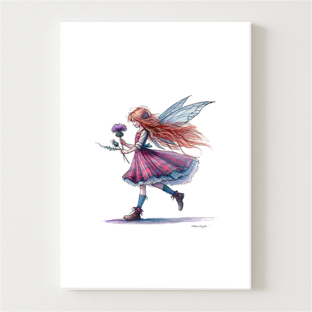Thistle Kissed Magic Canvas