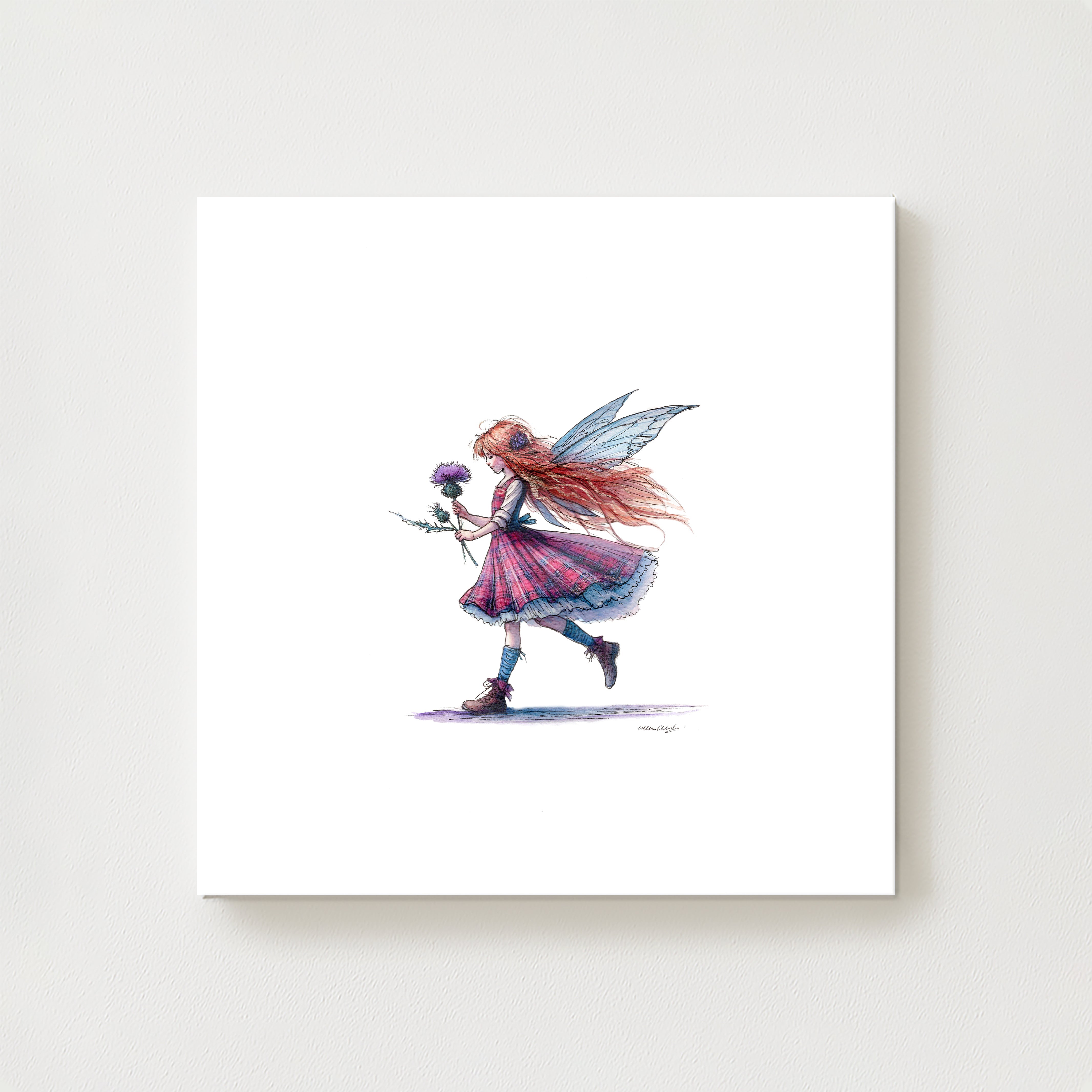 Thistle Kissed Magic Canvas