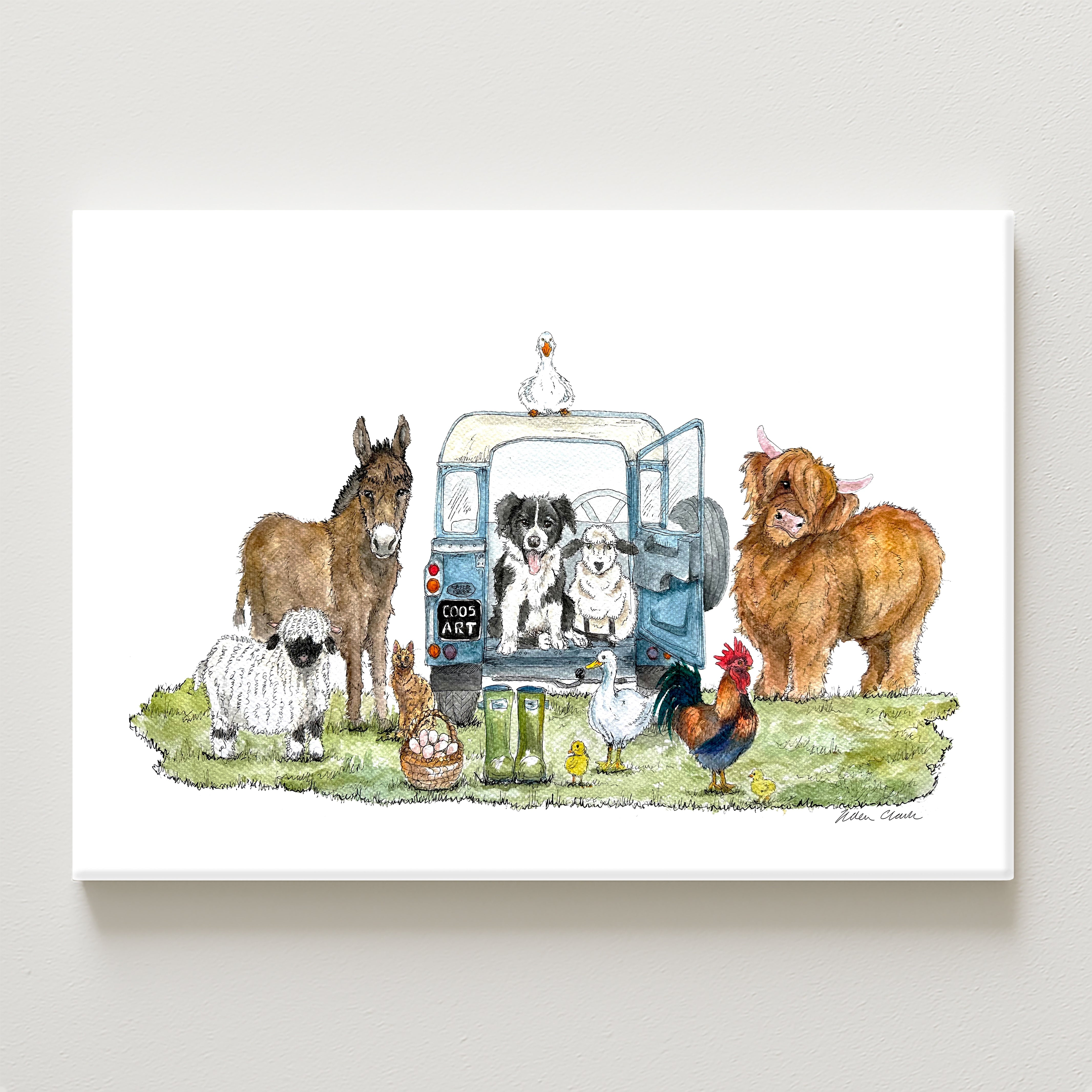 Farming Life Canvas