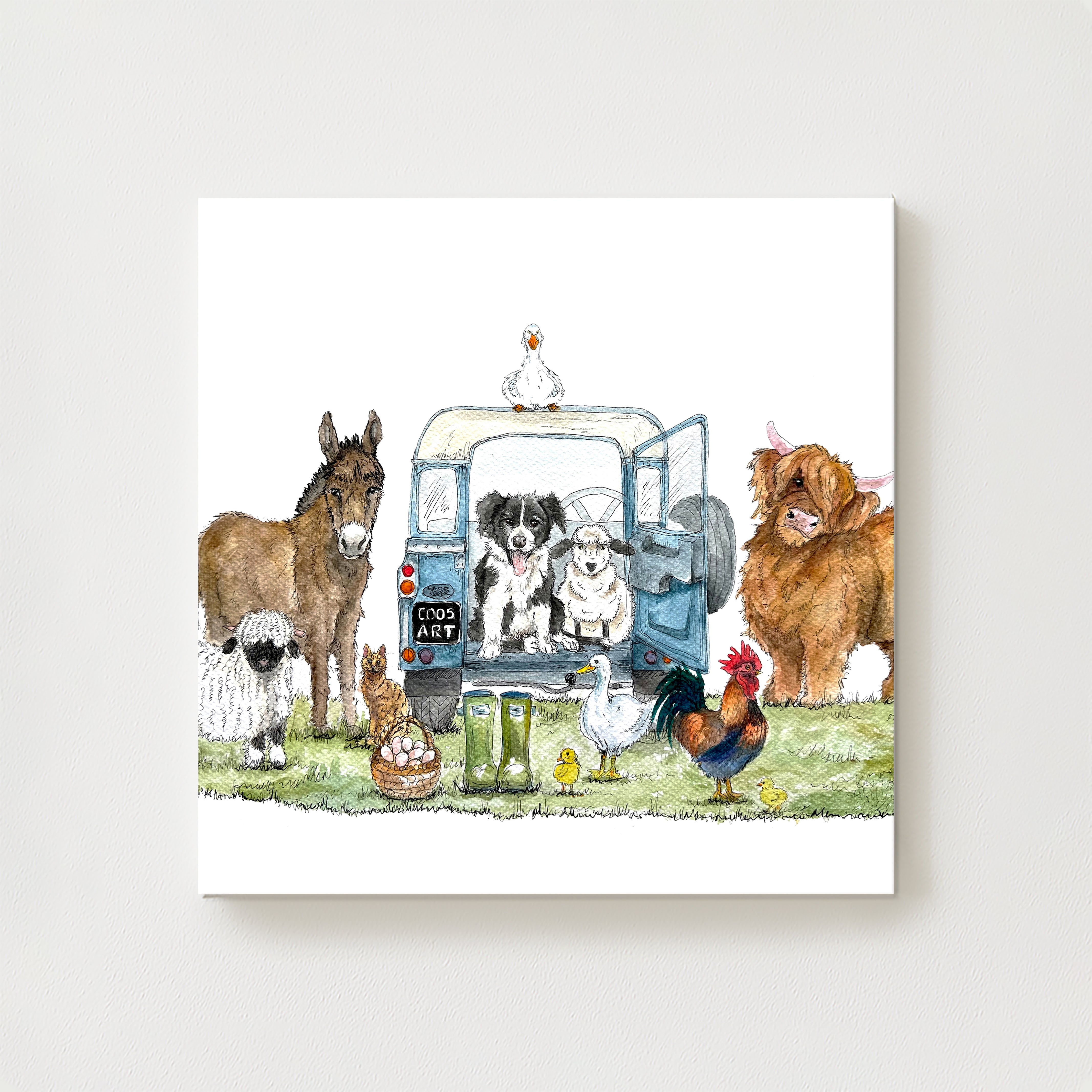 Farming Life Canvas