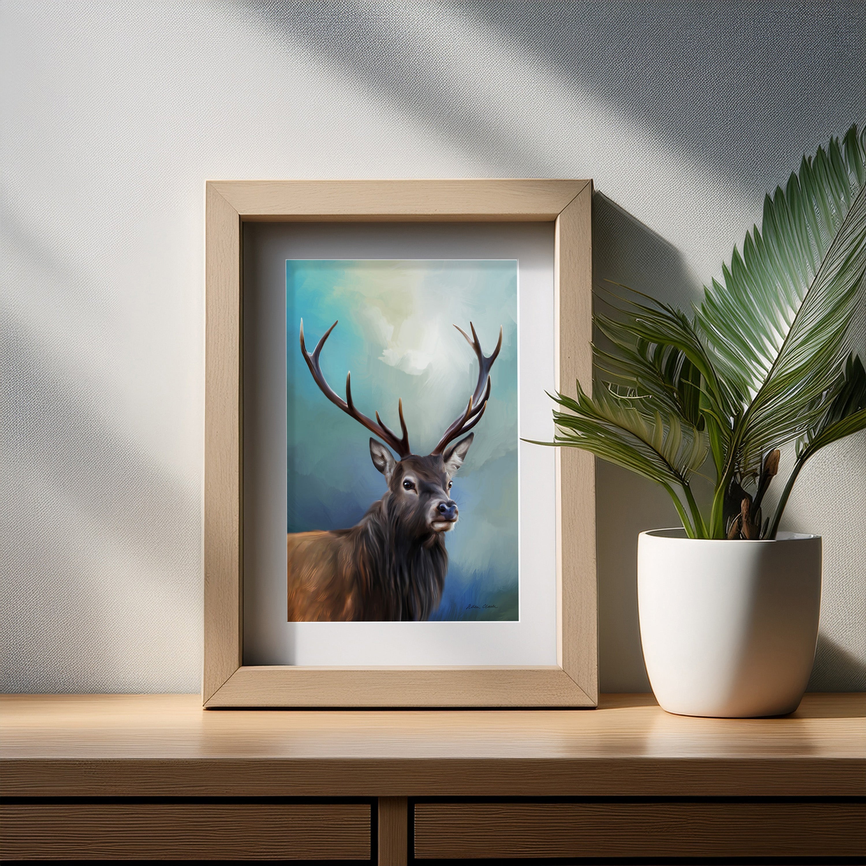Laird of the Mountain Art Print