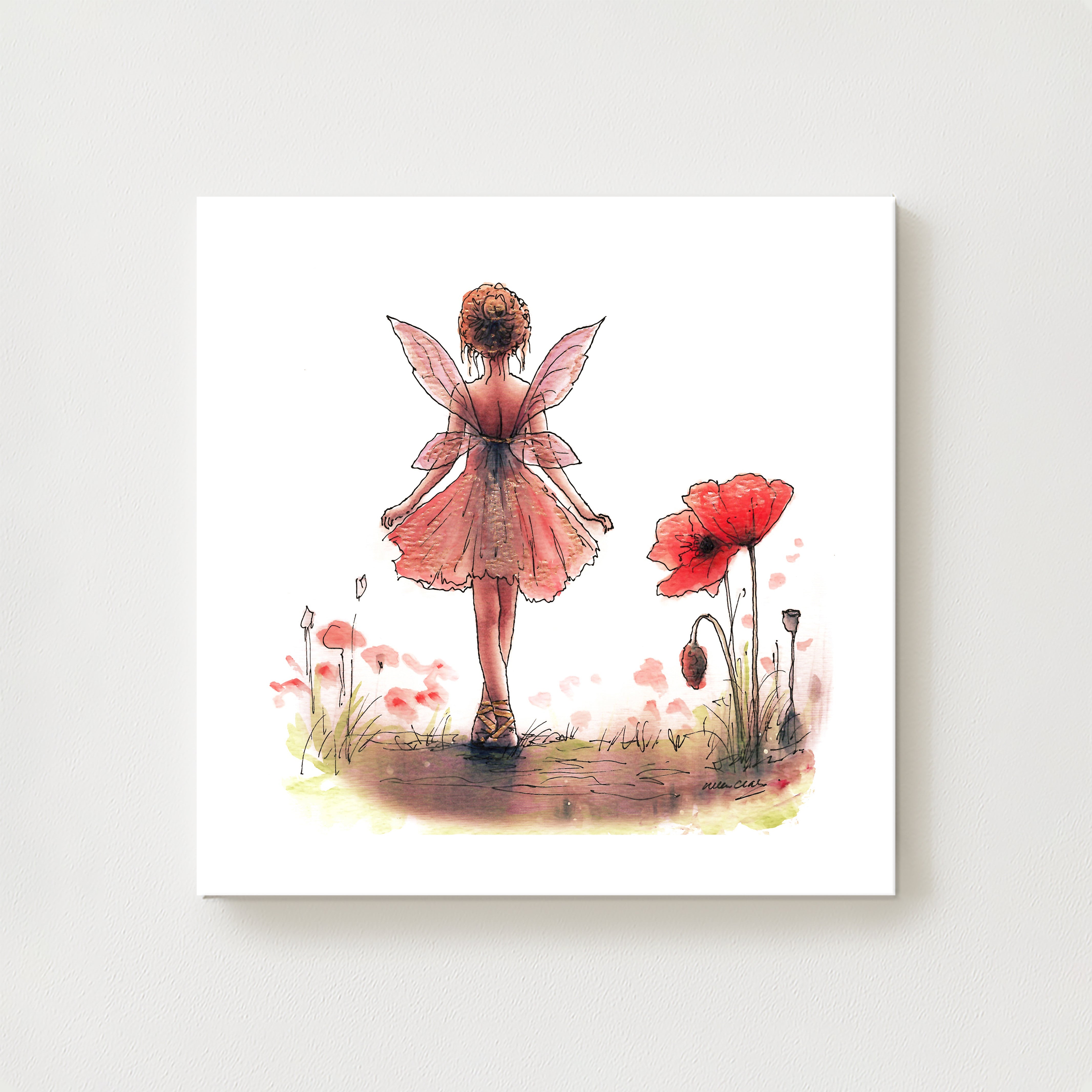 Poppy Fairy Canvas