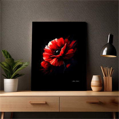 Scarlet Breeze Canvas