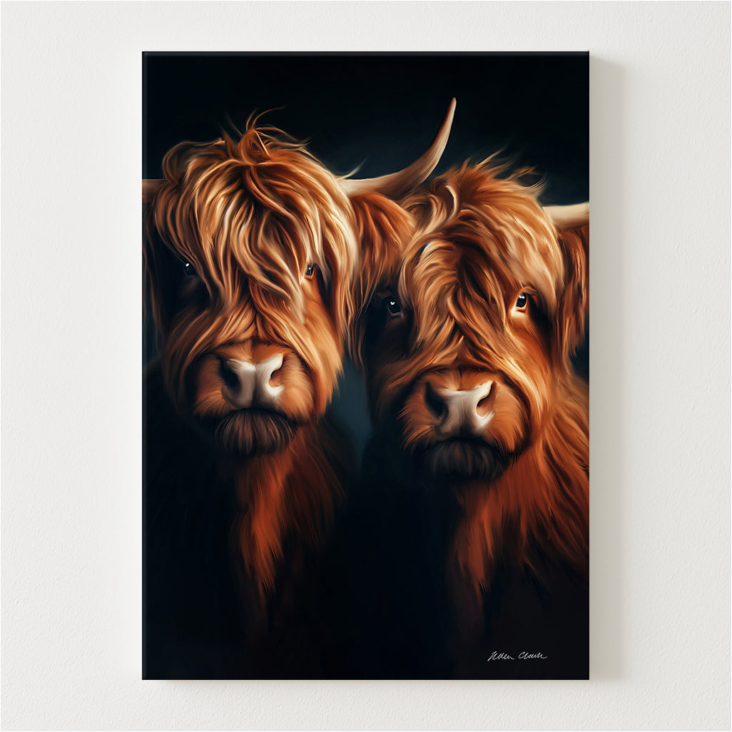 The Highlanders Canvas