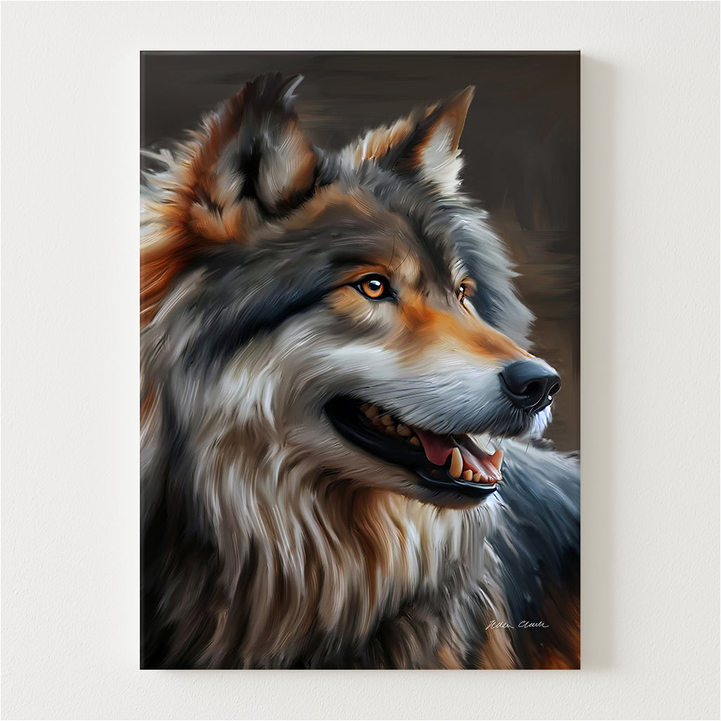 Timber Wolf Canvas
