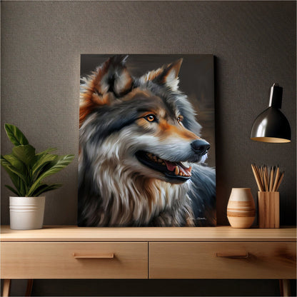 Timber Wolf Canvas