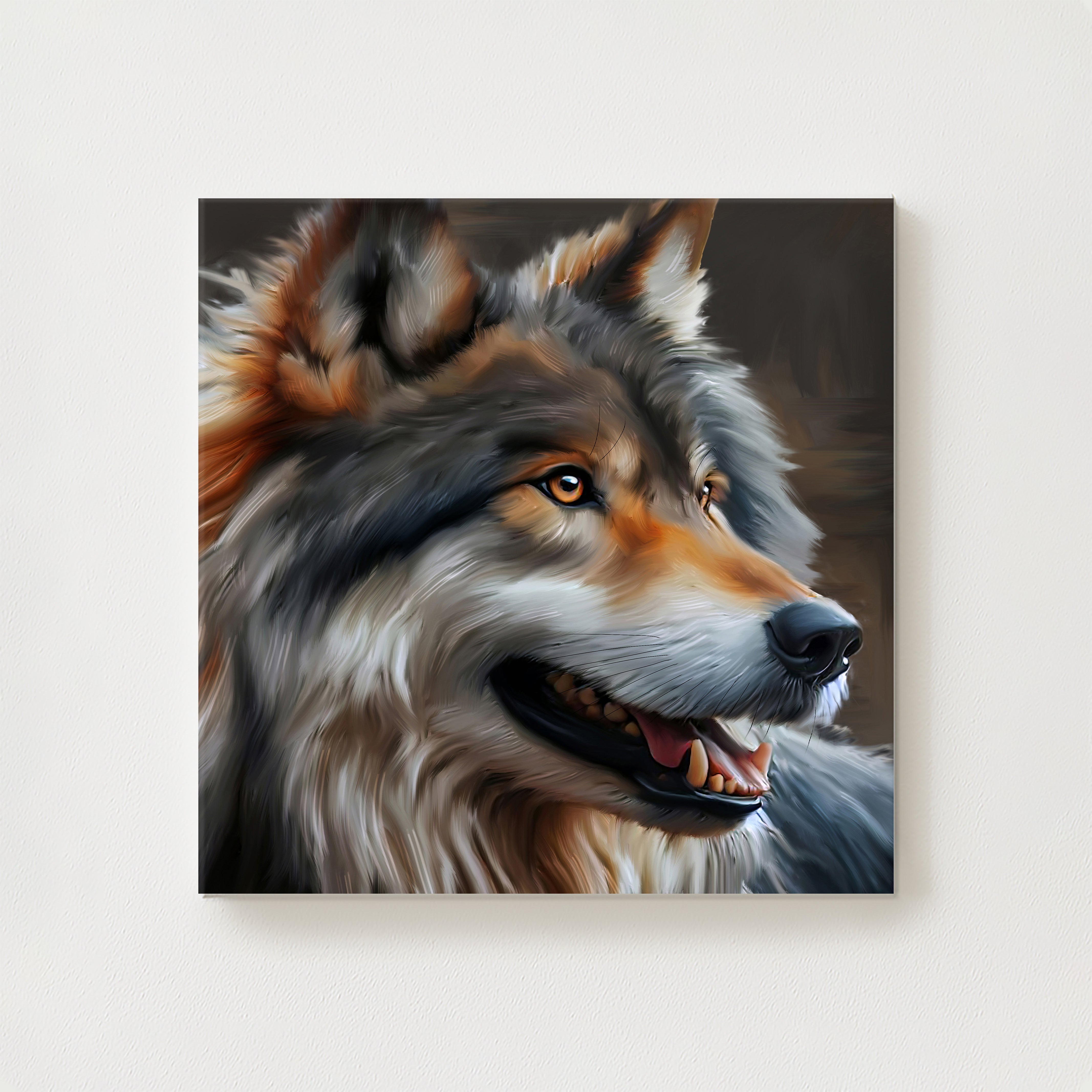 Timber Wolf Canvas