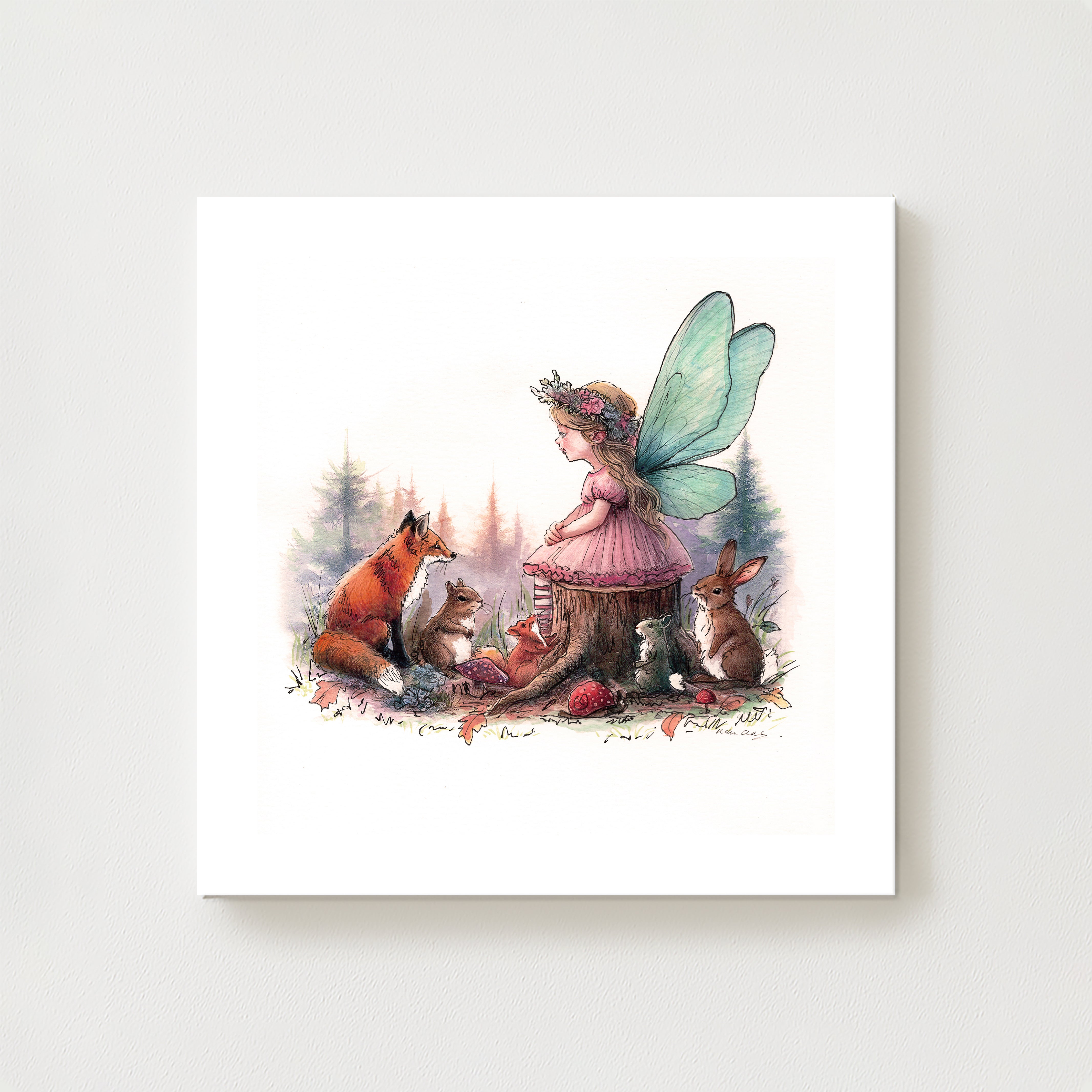 Whispers of the Woodland Canvas